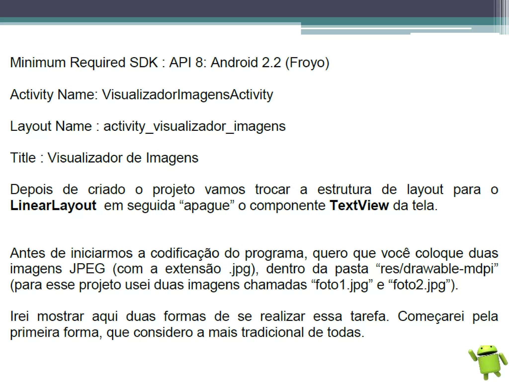 Programação Android - Básico