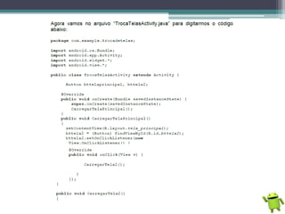 Programação Android - Básico