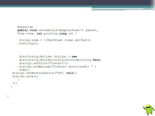 Programação Android - Básico