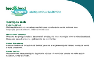 Programação anual com 12 edições