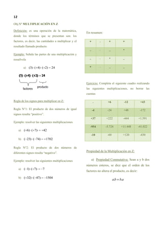 Programa oficial 1año