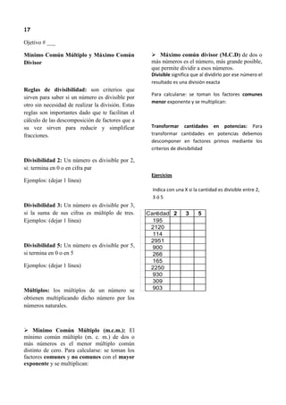 Programa oficial 1año