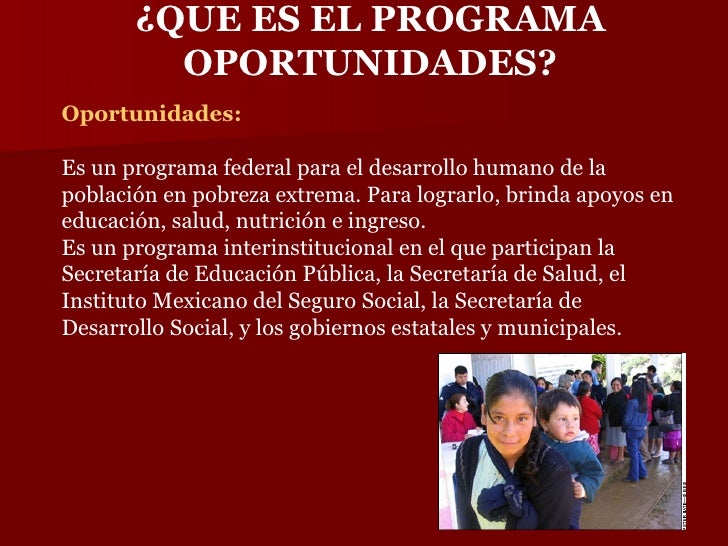 Programa Oportunidades Present