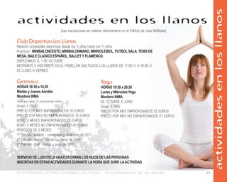 Programa otoño invierno 2011