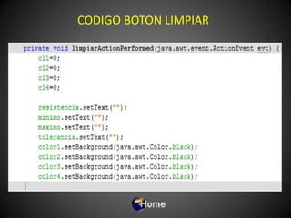 CODIGO BOTON LIMPIAR
 