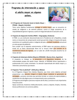 Atención Hospitalaria en Los Ancianos, PDF, Vejez
