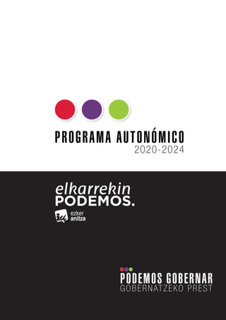 PROGRAMA AUTONÓMICO
2020-2024
 