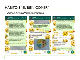 HÁBITO 3 “EL BIEN COMER”
 Adrián ArturoValencia Naranjo
 