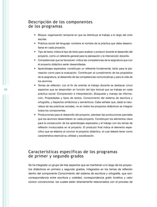 Programa primer grado primaria | PDF