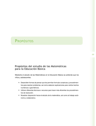 Programa primer grado primaria | PDF