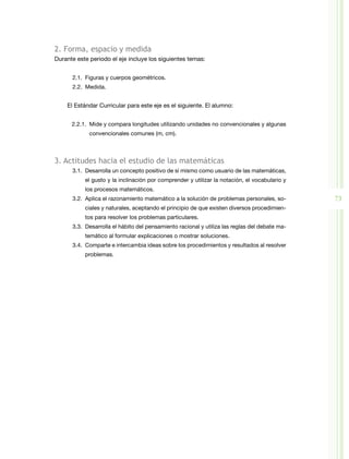 Programa primer grado primaria | PDF