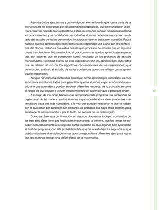 Programa primer grado primaria | PDF