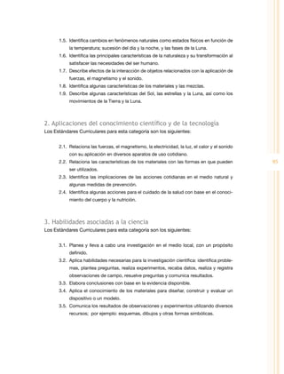 Programa primer grado primaria | PDF