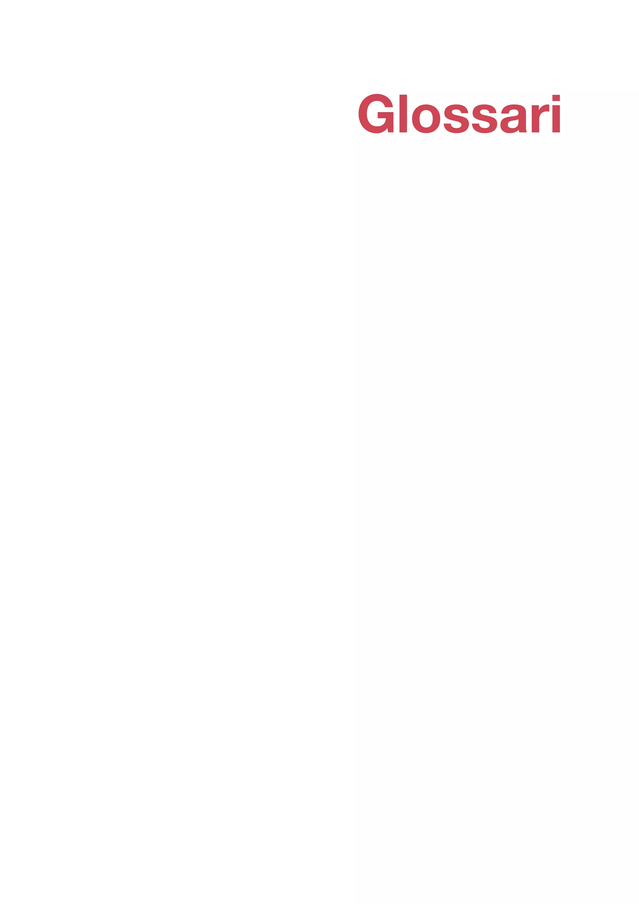 Glossari
 
