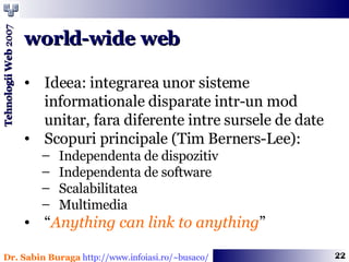 Programare Web - Arhitectura WWW | PPT