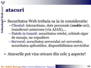 Programare Web (Introducere in securitate)