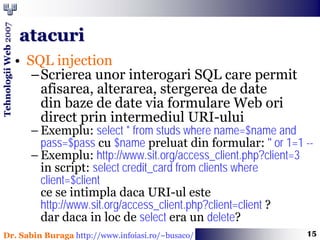 Programare Web (Introducere in securitate)