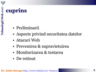 Programare Web (Introducere in securitate)