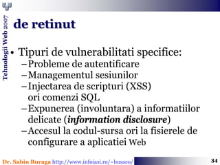 Programare Web (Introducere in securitate)