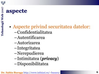 Programare Web (Introducere in securitate)