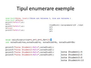Tipul enumerare exemple

 