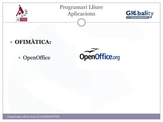 ProgramariLliureOrigen i DistribucióOrigen: 