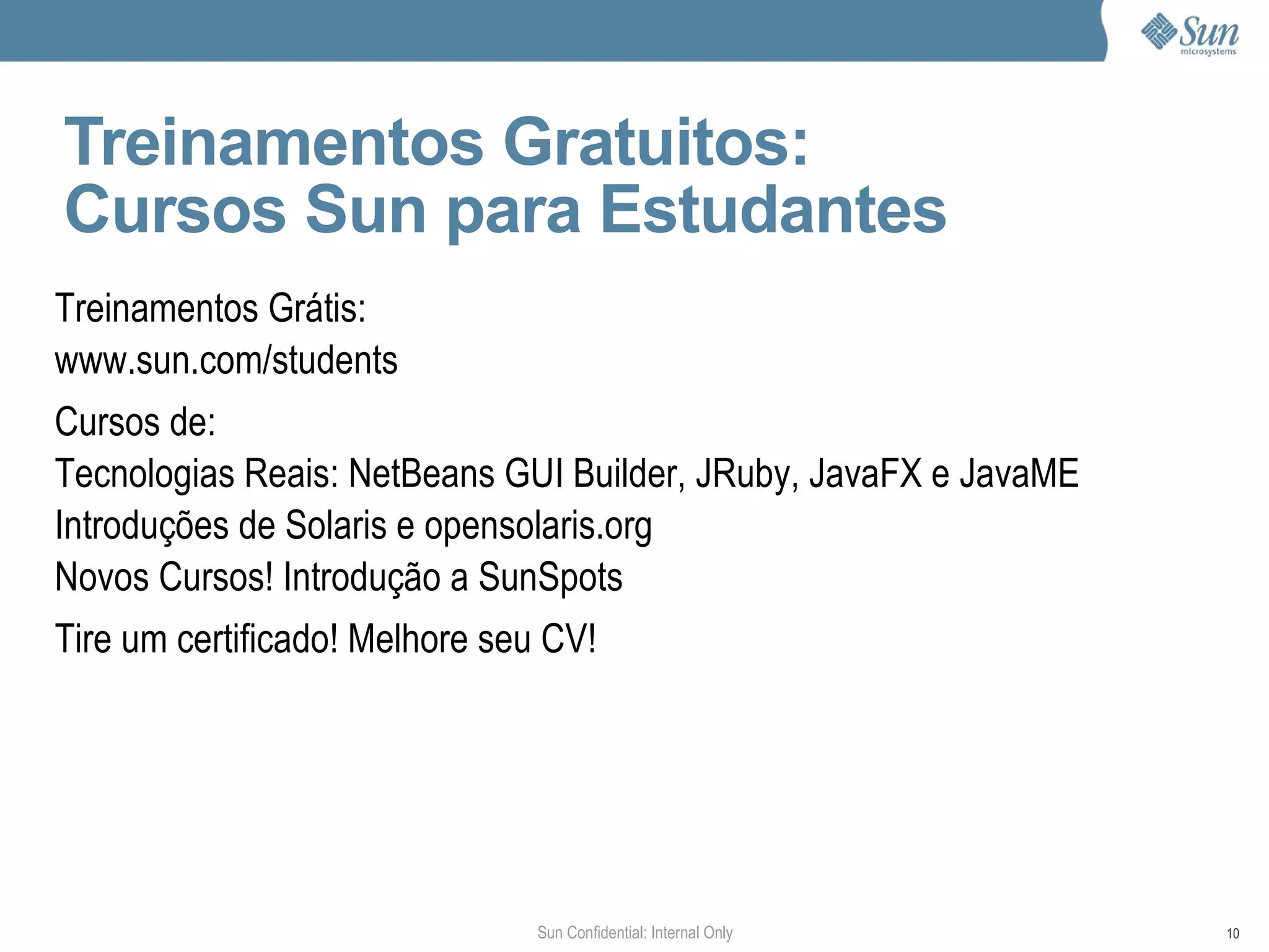 Concursos Sun 