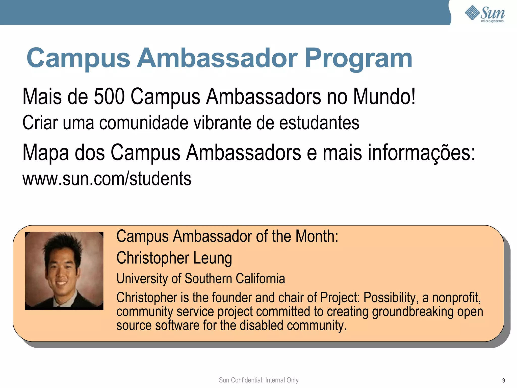 Portal Sun dos estudantes 