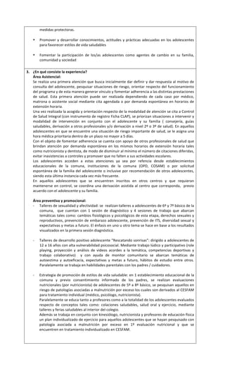 Programa salud integral del adolescente | PDF
