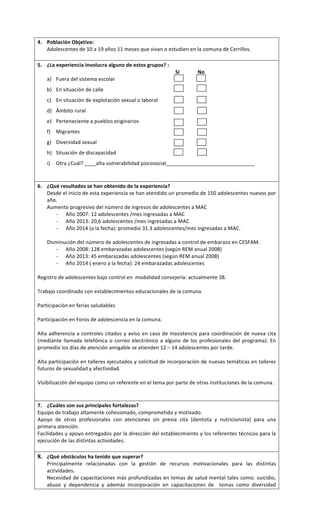 Programa salud integral del adolescente | PDF