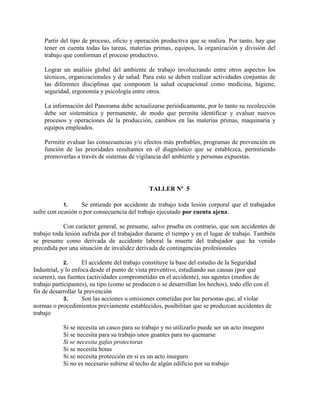 Programa salud ocupacional