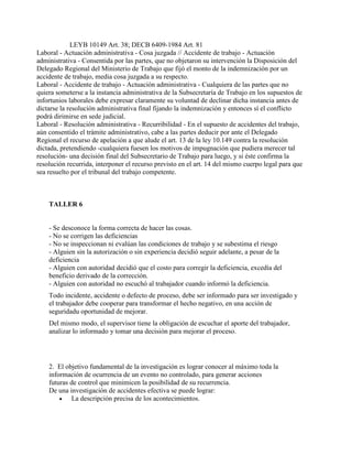 Programa salud ocupacional