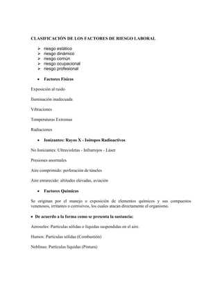 Programa salud ocupacional