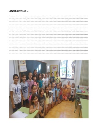 ANOTACIONS.-
...............................................................................
...............................................................................
...............................................................................
...............................................................................
...............................................................................
...............................................................................
...............................................................................
...............................................................................
...............................................................................
...............................................................................
...............................................................................
...............................................................................
...............................................................................
 