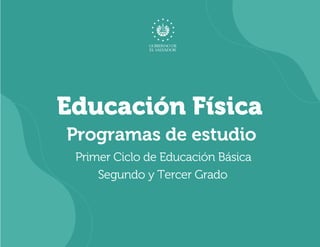 Programas de Estudio de I Ciclo (1). Programa de Estudio, Primer ciclo ...