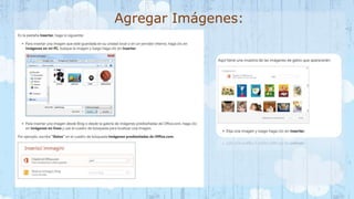 Agregar Imágenes: 
 