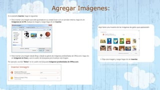 Agregar Imágenes: 
 