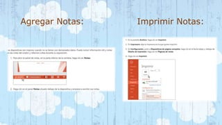 Agregar Notas: Imprimir Notas: 
 