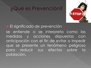Programas de prevención del delito | PPTX
