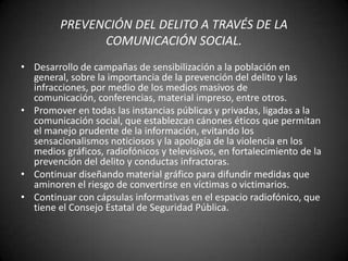 Programas de prevencion del delito | PPTX