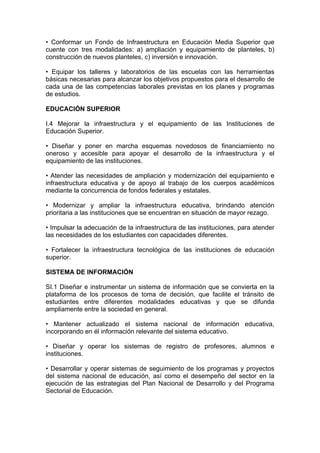 Programa Sectorial de Educación de la SEP 2007-2012