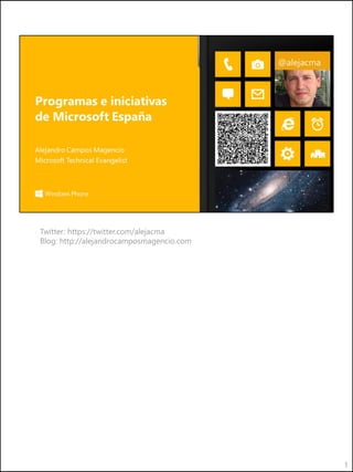 Programas e iniciativas de Microsoft España