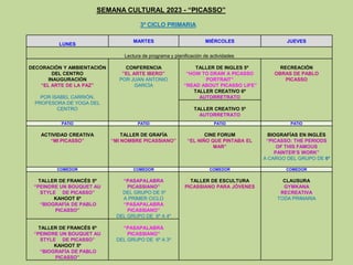 Programa Semana Cultural 2023