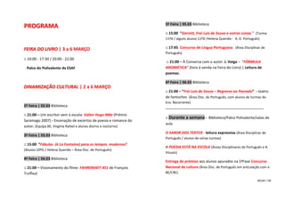 Programa Semana Leitura 2009