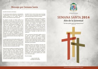 Programa Semana Santa 2014 Arequipa
