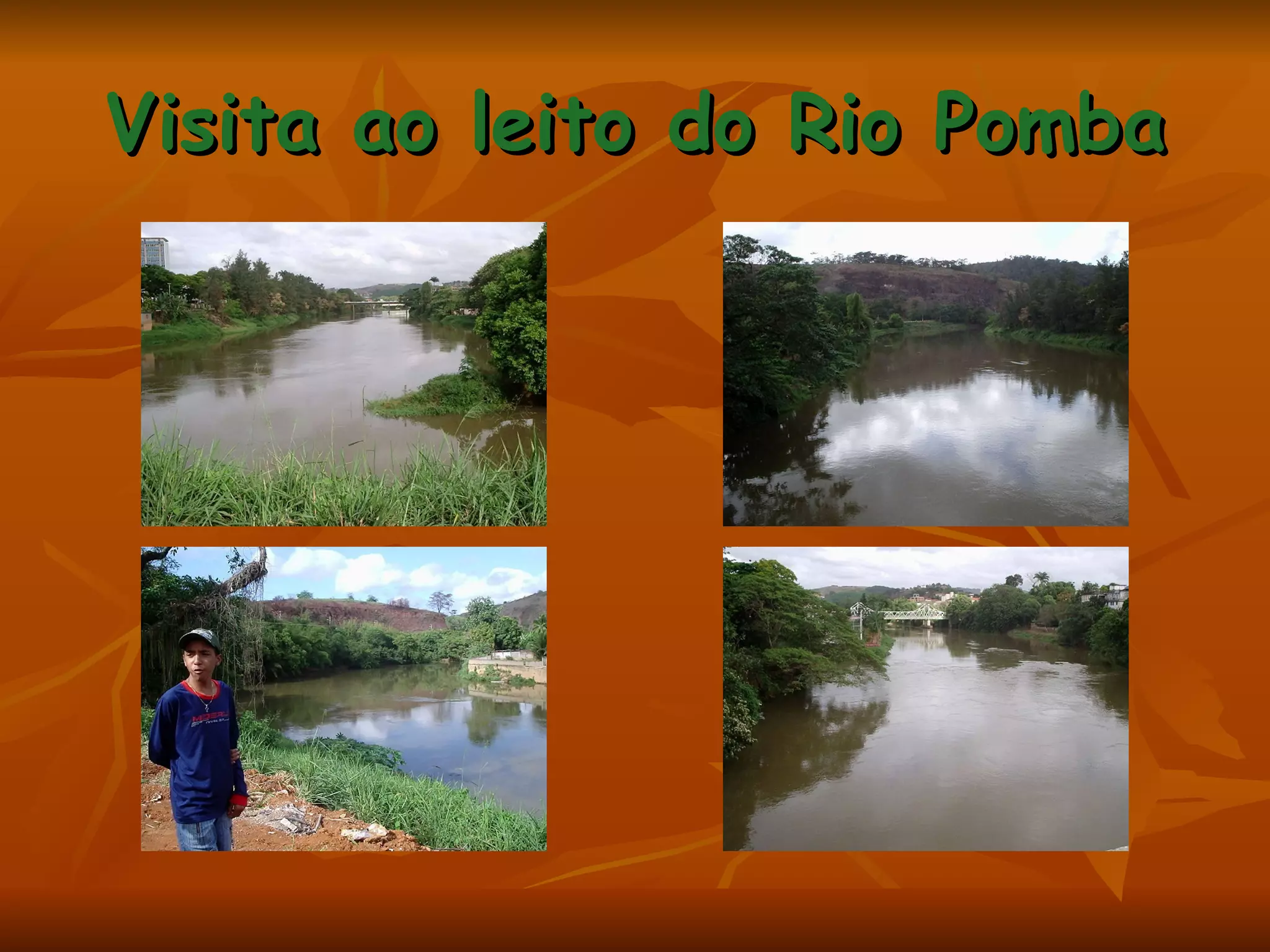 Visita ao leito do Rio Pomba 