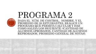 Programas new