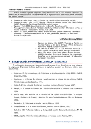 Programa  soc. familia