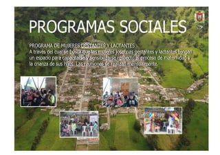Programas sociales