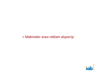 = Makineler arası reklam alışverişi
 